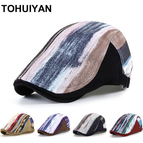Top Level Graffiti Newsboy Cap Women Popular Gorras Planas Beret Hat Summer Autumn Sunshade Golf Hats Casual Flat Caps For Men