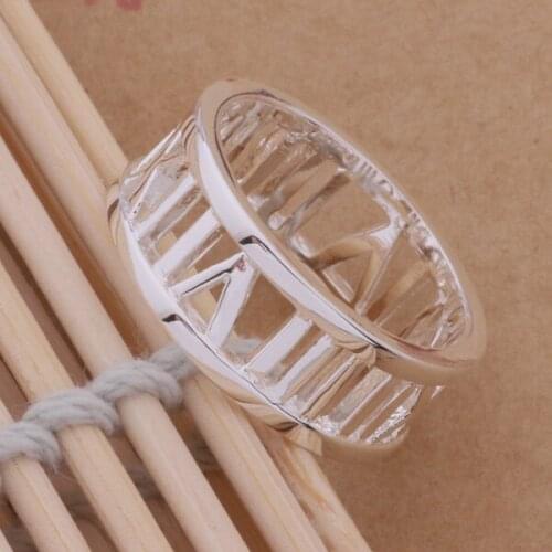 AR260 Hot sterling ring, fashion jewelry, roman numerals /amzajega antajfaa silver color