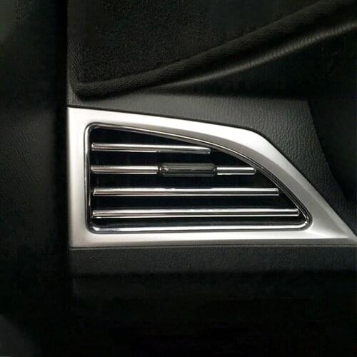 Fashion Car Interior Decor Door Chrome Molding Trim Strip U Style Air Conditioning Outlet Decoration Strip Car Accessories