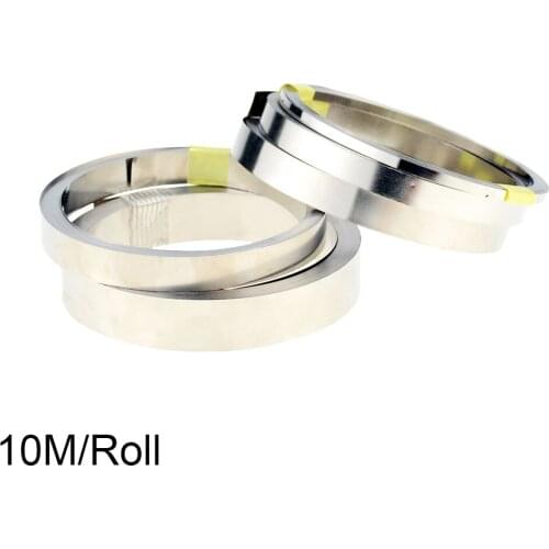 1 Roll 10M 18650 Li-ion Battery Nickel Sheet Plate Nickel Plated Steel Belt Strip Connector Spot Welding Machine Battery Welders