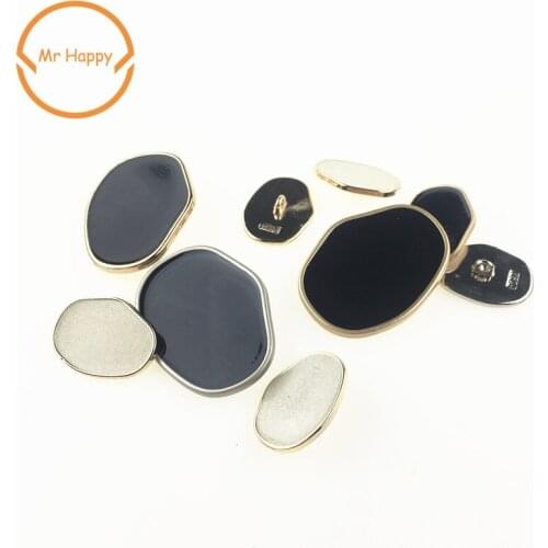 New! 2pcs/lot special-shaped buttons decorative buttons Irregular button decorative for overcoat sweater shirt and jacket