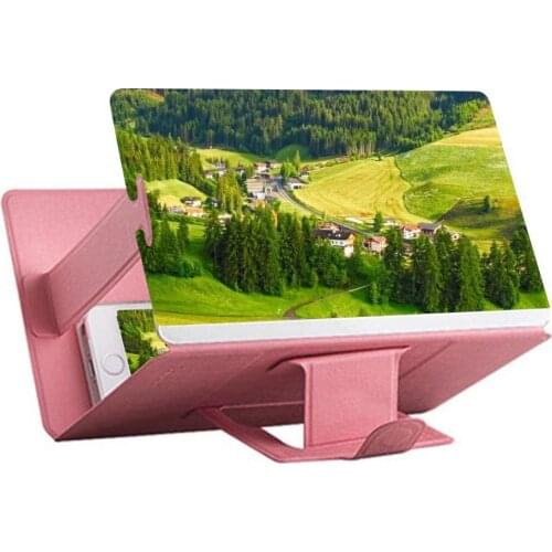8inch Protable Desktop HD Mobile Phone Screen Magnifier Video Enlarge Amplifier Stand Holder Lazy Bracket Amplifier For iPhone 5