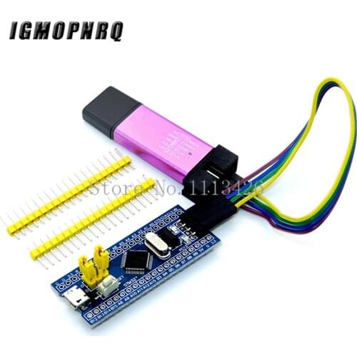 STM32F103C8T6 ARM STM32 Minimum System Development Board Module For Arduino DIY Kit + ST-Link V2 Mini STM8 Simulator Download