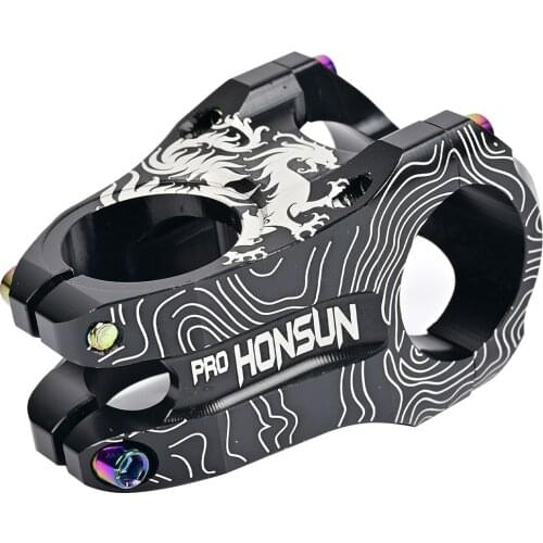 Mountain Bike Aluminum Alloy Stem 31.8MM Standpipe 45MM Downhill Bicycle Short Stem 0 Degree CNC Accessories Bmx Bike Parts