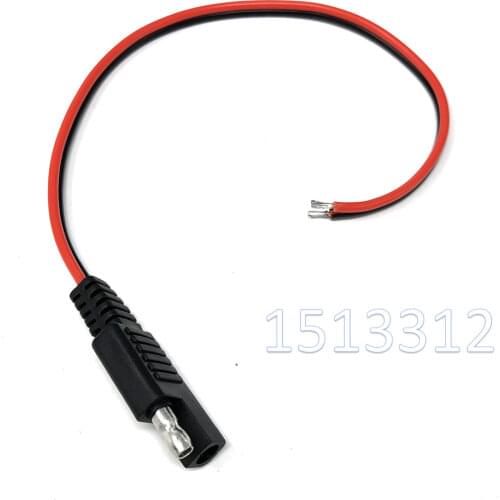 DIY Motorcycles Battery Solar Panel SAE Extension Cable 18AWG 30CM 2 Pin SAE Connector Cable Quick Disconnect Extension Cable