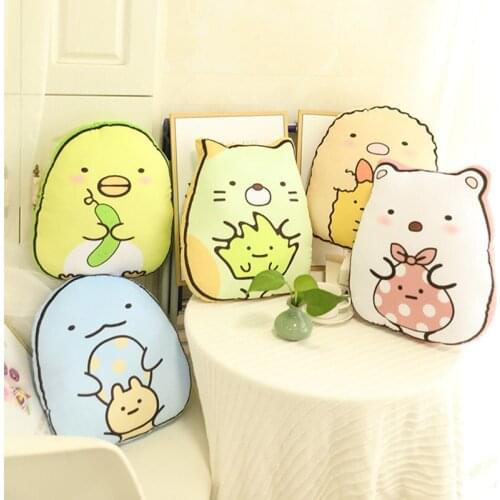Corner creature cute stuffed pillow cushion high quality plush toy double-sided printed high quality doll sweet gift for kids