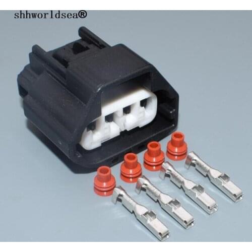 Shhworldsea 4 Pin 2.2MM Waterproof Car Terminal Blocks Wire Connectors Wire Harness Connector Terminals Connector plug