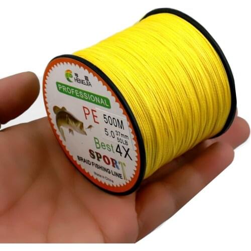 500m 4 Strands 15-80LB Japanese Durable Monofilament Rock Sea Fishing Line Thread Bulk Spool