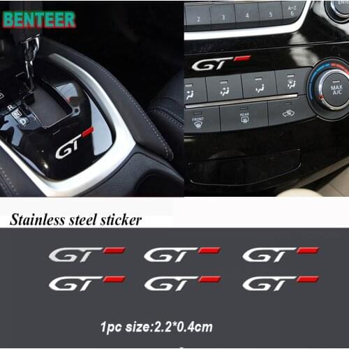 2pcs/5pcs/10pcs stainless steel car sticker For Peugeot Rifter 106 107 108 206 208 308 408 508 2008 3008 4008 5008