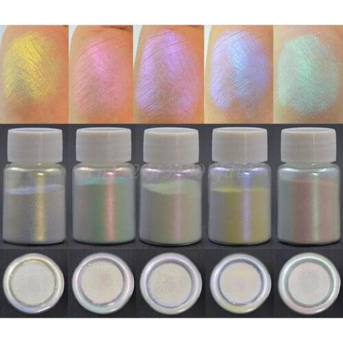 7 Colors Magic Aurora Resin Mica Pearlescent Pigments Colorants Jewelry Making