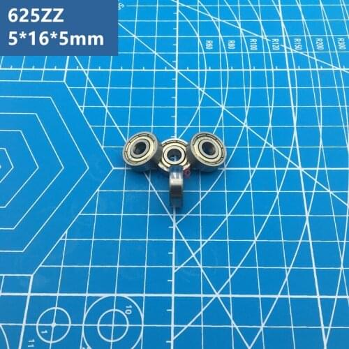 Free Shipping high quality 20pcs thrust miniature deep groove ball bearing 625ZZ (5*16*5mm) for 3D printer 625 ZZ 625