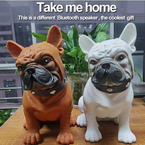 Bulldog Wireless Bluetooth Speakers Portable Music box Stereo subwoofer Speaker Caxia de som Boom Box Sound System with FM radio