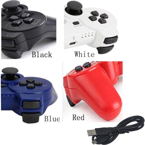 10pcs Wireless virration Bluetooth Game controller Gamepad for playstation 3 For PS3 Joystick with charge cable