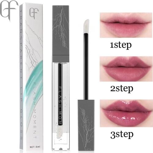 Brand Moisturizer Lip Gloss Transparent lip Plumper Gloss Permanent Glossy Lip treatment Liquid Clear Lip Stain INS