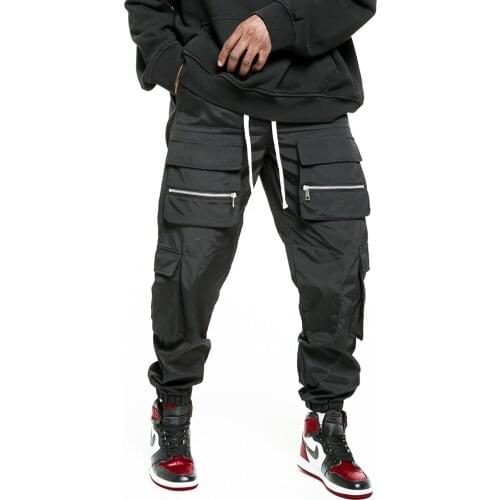 Streetwear Cargo Pants Men Joggers Tactics Multi-pocket Pants Male Sweatpants Trousers Elastic Waist Bottoms
