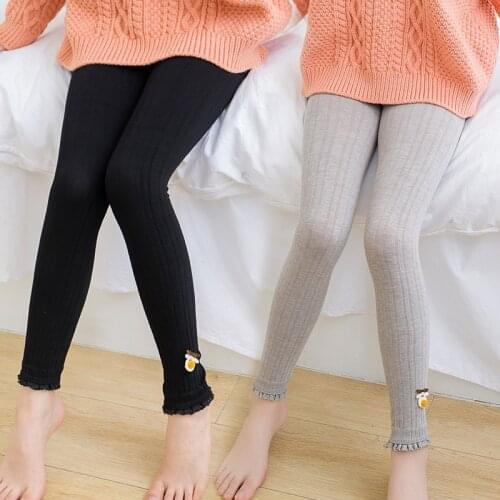 Girls Leggings Skinny Elastic Trousers For Girl Leggin Cotton Lace Kids Toddler Pants Autumn Spring Leggins
