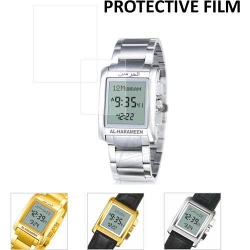 50 Pieces Nano Soft protective film 25x21mm TPU Protective Film for Azan Alfajr watch WS-06 WL-08 Harameen Athan Watch 6287 6208