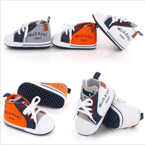 Spring Autumn Baby Shoes Infants Cotton Prewalker Sneakers Antislip Soft Sole Newborn Boys Girls Casual Shoes