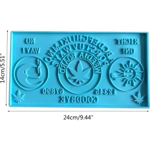 DIY Crafts Making Tool Epoxy Resin Mold Coaster Cup Mat Casting Silicone Mould