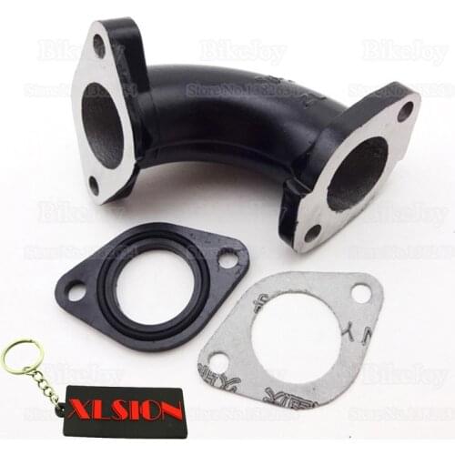 26mm Carburetor Manifold Inlet Intake Pipe & Gasket for 110cc 125cc 140cc Lifan YX Engine Pit Dirt Bike ATV Quad Motorcycle