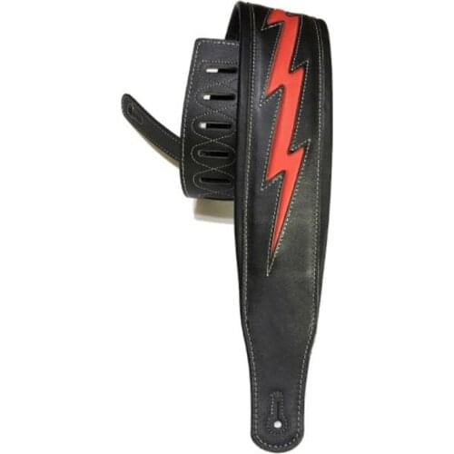 Leather Guitar Strap Unique Comfortable Acoustic Electric Bass Strap Guitar Accessories