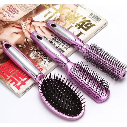 Curly hair comb household air cushion airbag massage comb ribs comb inner buckle shape hairdressing plastic cylinder roller comb
