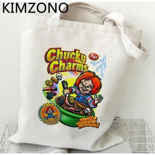 Chucky shopping bag recycle bag grocery jute bag canvas reusable shopper bag sacola reciclaje woven foldable custom