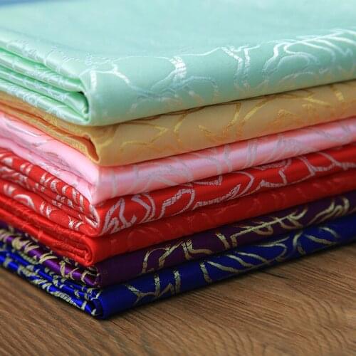 New arrival brocade jacquard polyester nylon thin Hollow rose fabric for felt patchwork sewing DIY women dress quilt by 50x145cm