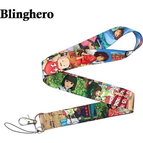 CA818 Spirited Away Lanyards Cool Neck Strap Mobile Phone Keys ID Card Holder Lanyard For Keys DIY Hanging Rope Lanyards