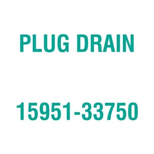 For Kubota 15951-33750 PLUG DRAIN