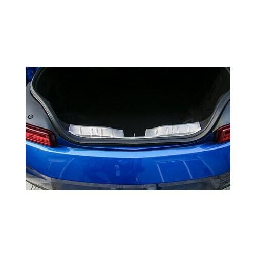 Steel Inner Rear Bumper Guard Plate Cover 1pcs For Chevrolet Camaro 2016 - 2019