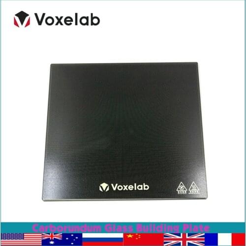 Voxelab Carborundum Glass Building Plate for Aquila 3D Printer Parts 220mm*220mm Glass Build Plate Bed 3D Replacement Parts