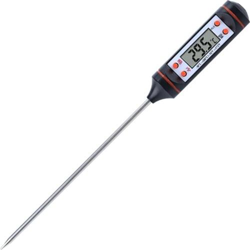 Food Thermometer Digital Kitchen Thermometer Meat Water Milk Cooking Probe BBQ Electronic Oven Waterproof Kitchen Tools