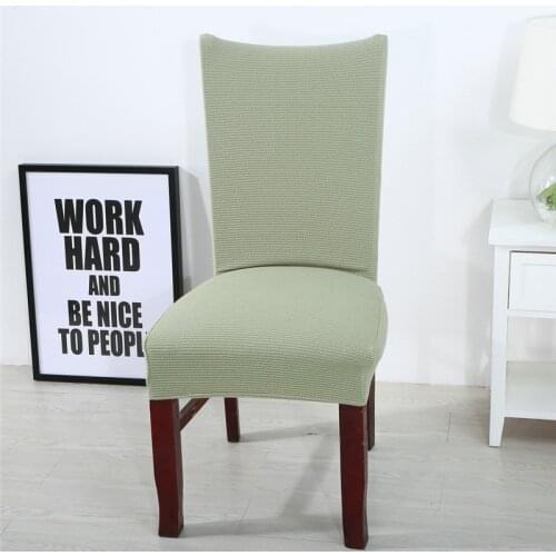 Knitted Fabric Chair Cover Spandex Cute Candy Color Wedding Seat Covers Comfortable Home Chair Covers Slipcover Housse De Chaise