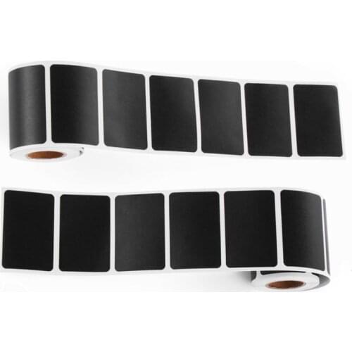 100 Roll Waterproof Chalkboard Kitchen Spice Label Stickers Home Jam Jar Bottle Tags Blackboard Labels Stickers Marker Pen