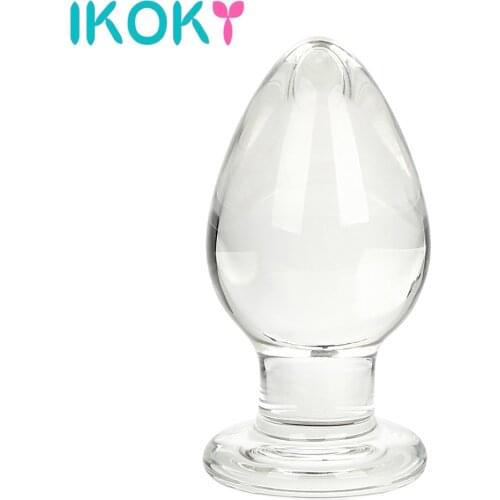 50mm Big Anal Plug Butt Dilator Sex Toys for Women Men Prostate Massager Vaginal Expander Glass Dildos Adults Products Erotic