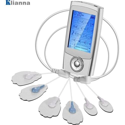 16 Modes Acupuncture Electric Digital Therapy EMS Tens Machine Pulse Muscle Stimulator Device for Neck Back Full Body Relaxation