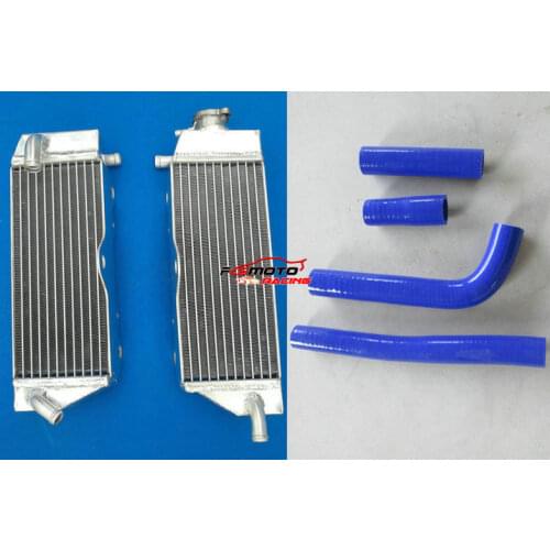Full Aluminum Radiator and Hose For Yamaha WR400F WR 400 F WRF400 WRF 400 1998 1999 2000 98 99 00 New