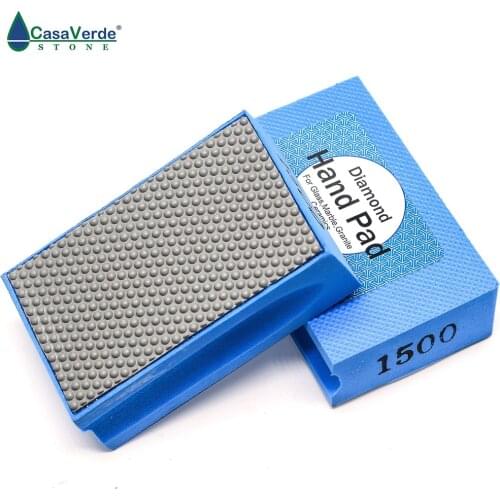 DC-RHPP1500 90*55mm resin hand polishing pad 800# polishing stone ceramic tile abrasive pads