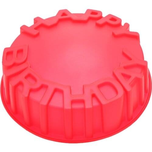 Birthday Silicone Baking Cake Chocolate Pudding Mold Mould Maker Tray Pan