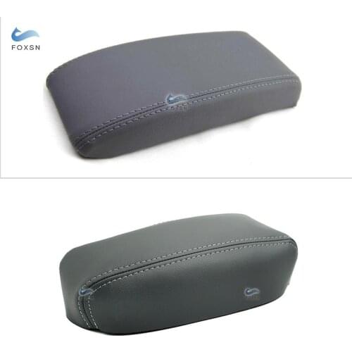 Gray Color For Toyota 4Runner 1996 1997 1998 1999 2000 2001 2002 Microfiber Leather Car Center Control Armrest Box Cover Trim