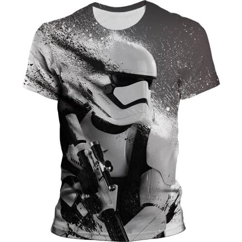 Disney New Star Wars Abstract style 3D Print Summer Fashion T-shirt Men Womens shirt oversize funny t shirts Children clothes