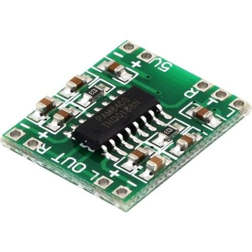 PAM8403 Mini Channel Digital Stereo Audio Power Amplifier Board 2 * 3W Class 2.5V To 5V Power Audio Stereo equalizer AUX Amp
