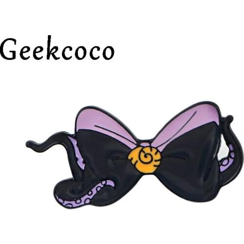 20pcs/lot J1062 Cartoon Octopus Enamel Pins Brooches Badges Lapel pin bow-knot Pins For Clothes Backpack Pins Jewelry gift