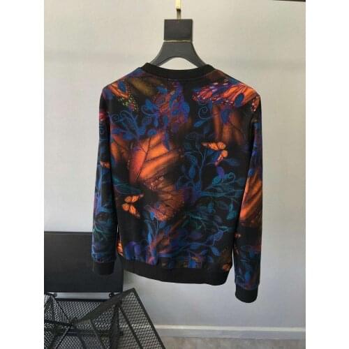 Men Women/ Plus Size Runway Fashion Autumn Winter New Flower Animal Printing Sweatshirt XXL XXXL Hoodies