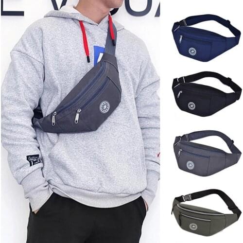 Chest Bag Nylon Waist Bag Women Belt Bag Men Fashion Colorful Bum Bag Travel Purse Phone Pouch Hip Bag Messenger Bag