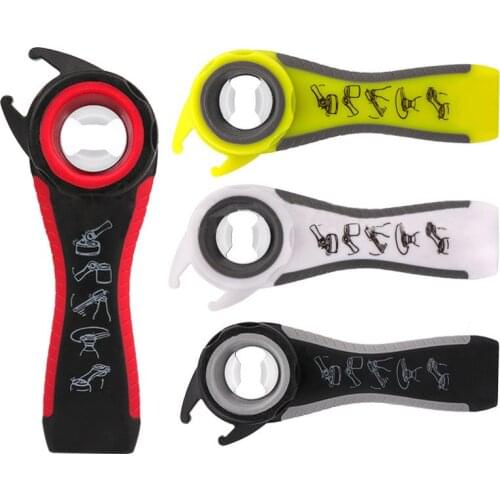 Beer Bottle Opener Five in one Can Opener Kitchen Tool Stainless Steel Can Opener Open the bottle canned knife Multifunction