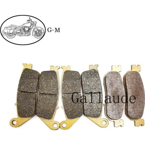 Motorcycle Front / Rear Brake Pads Organic For YAMAHA YP400 R YP400R X-Max XMAX 2013 2014 2015 2016 2017 2018 2019 2020