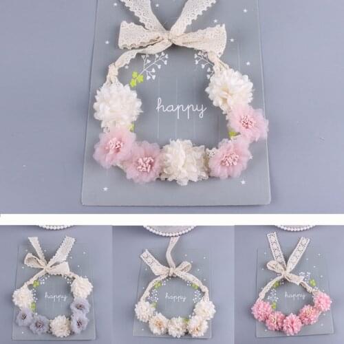 Sweet Baby Headband Flower Baby Girl Elastic Hairband For Newborn Photography Kid Head Band Haarband Baby Hair Accessories