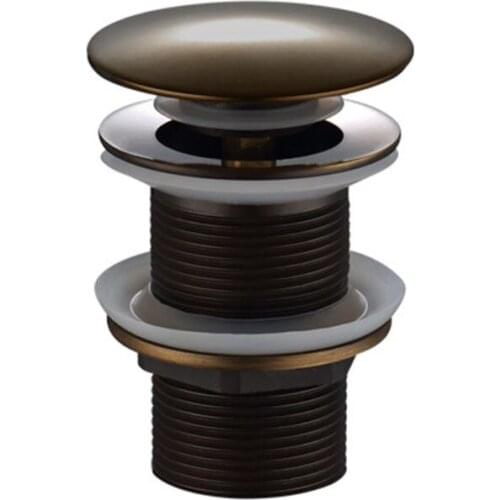 Brass Pop-up Drain Bathroom Basin Sink Drain Plugs Overflow Hole Bath Faucet Kit N58A